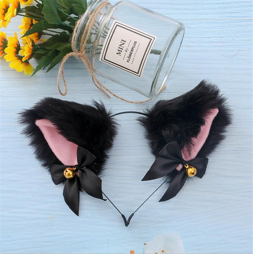 Serre-tête oreilles de renard pour femme et fille, Lolita, KC, charmant, demoiselle, fête, boîte de nuit, pince à cheveux, C359: color 6
