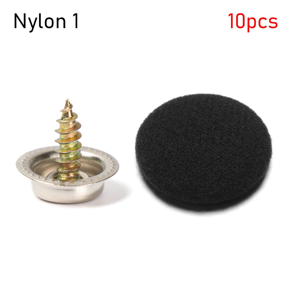 10Pcs Universele Auto Dak Reparatie Gespen Auto Interieur Plafond Doek Schroef Cap Headliner Klinknagels Retainer Automotive Care: nylon 1