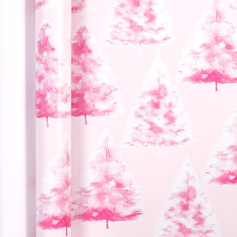 Juleinnpakningspapir premium dekorativt papir innpakningspapir dekorativt til julepynt: Lysegrønn