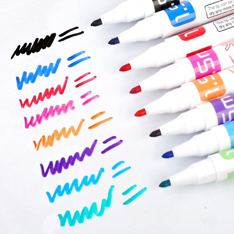 Whiteboard Marker Magnetic Board Pen Marqueur Effacable Dry Erase Markers Papelaria White Board Office & School Supplies