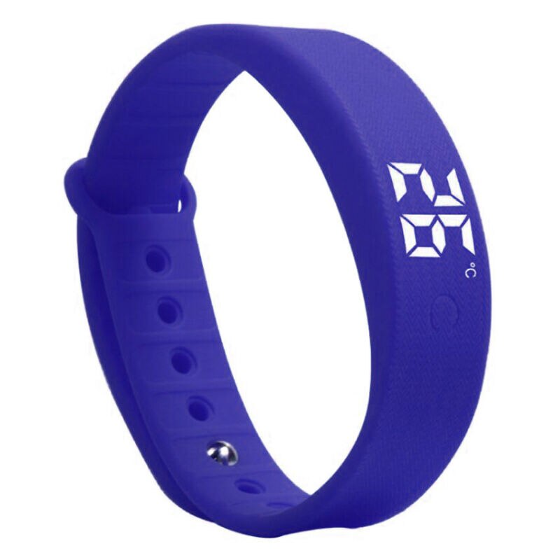 W5S Smart Bracelet LED Watch Sleeping Pedometer Vibration Sports Smart Bracelet Smart Wristband For Student Kids: Purple 