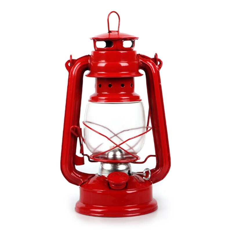 Retro Classic Kerosene Lamp Dimmable Lanterns Wick Vintage Portable Camping Light Outdoor Decoration: 5AC203402-R