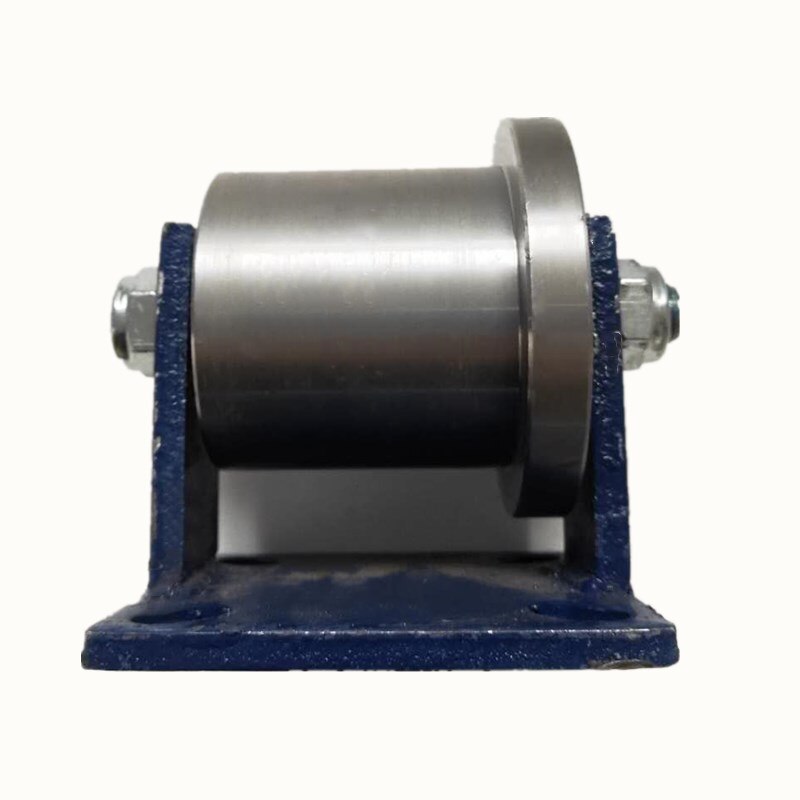 Rail V/T/H/Type Heavy Single-sided Pulley Cast Steel Thickened Angle Iron Square Light Rail Train Guideway Grooving Wheel