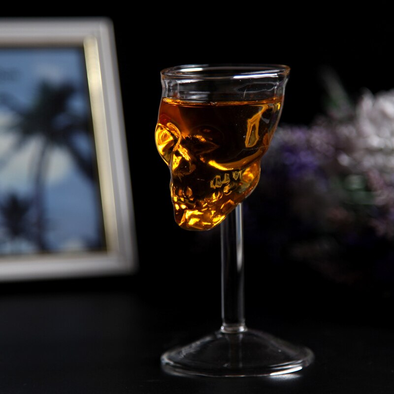 Skandinavisk stil glas højt glas kranium glas øko glas whisky vinglas kranium cocktailglas  b20036