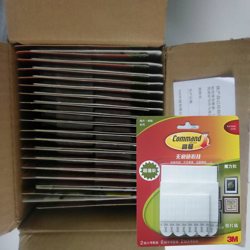 20pcs/pack 3M Command Magic Picture Frame Hanging&frame picture command Strips Wall Sticker