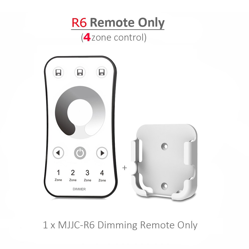 AC Triac LED Dimmer 220 V 230 V 110 V Drahtlose RF Dimmbare Knopf Schalter Mit 2,4G Fernbedienung für Einzelne Farbe LED-lampe Lampen: MJJC-R6 nur