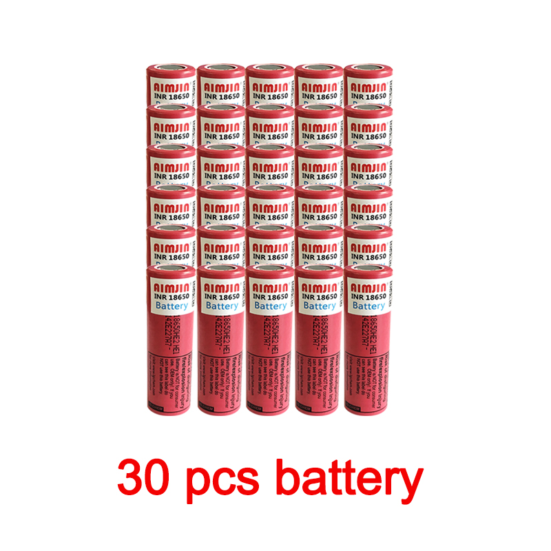 Bateria recarregável do Lítio-íon, brinquedo do computador, fã, portátil, lâmpadas, banco do poder, lanterna, etc., 18650HE2, 3.7V, 2500mAh