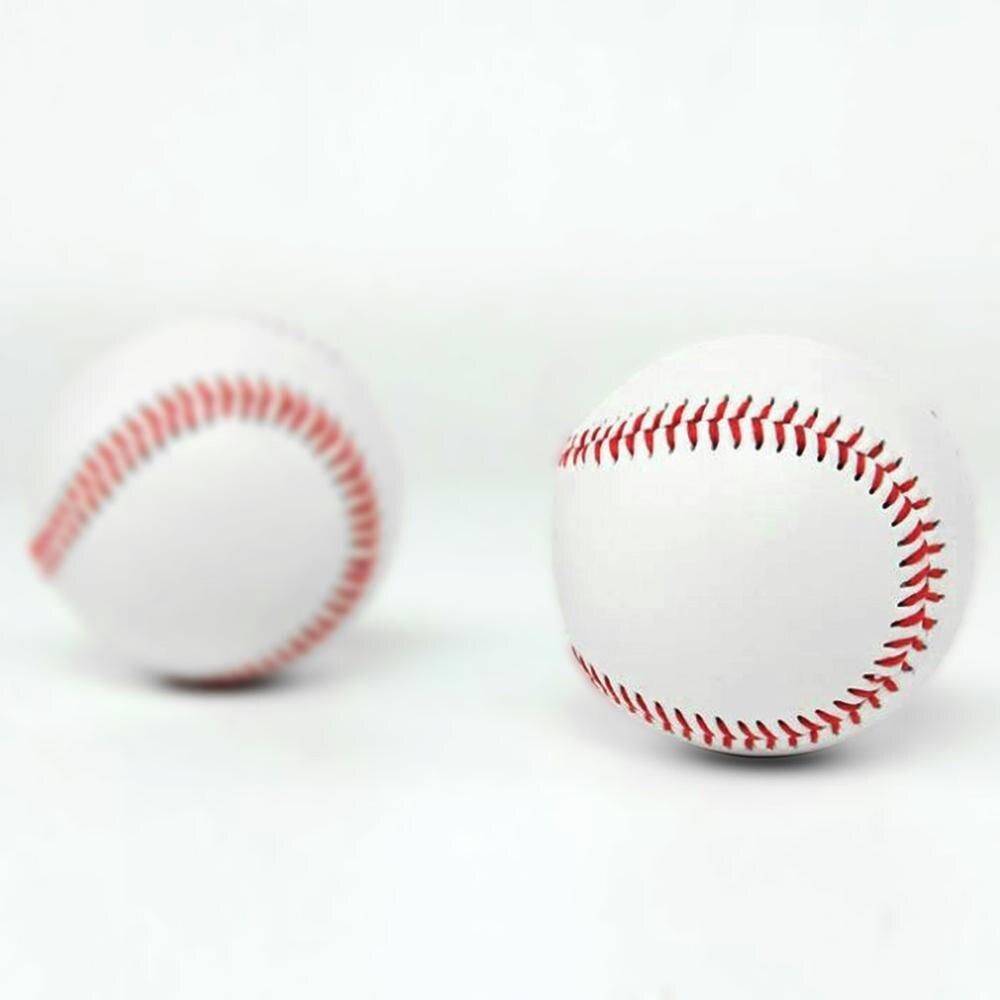 Handgjorda basbollar pvc övre gummi inre mjuka baseball bollar softball boll träning träning baseball bollar