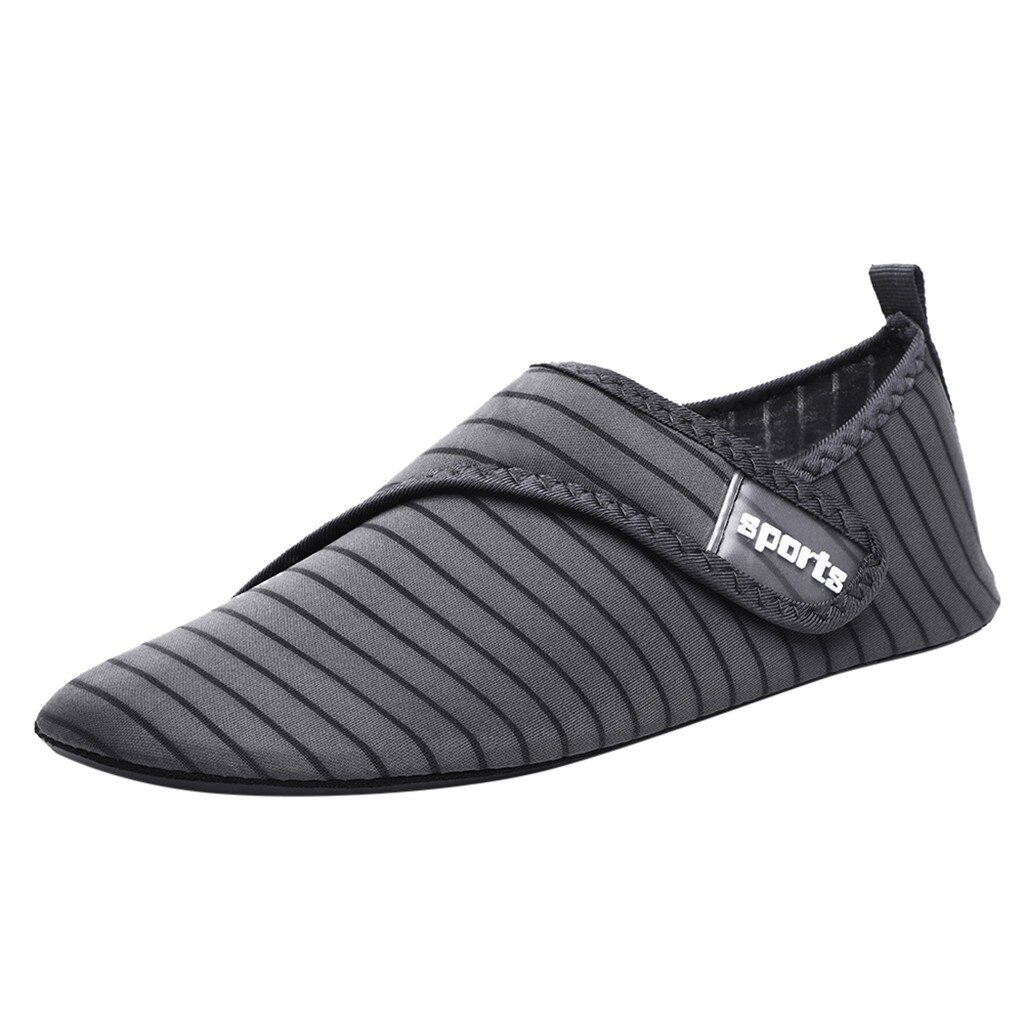 CHAMSGEND lato nowy Casual para sporty plażowe buty do pływania Baita moda antypoślizgowe odporne na zużycie buty na plażę: Szary / 43