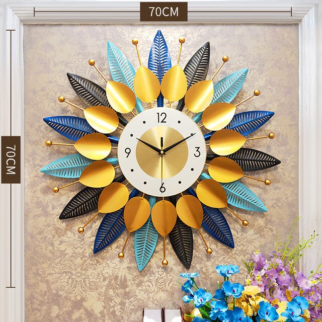 Creatieve Luxe 3D Wandklok Voor Woonkamer Muur Horloge Home Decor Digitale Klok Muur Modern Slaapkamer Stille Muur klokken: 6