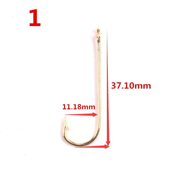 MIZUGIWA Gambo lungo aberdeen Ami da pesca Acqua dolce Esche viventi Gancio Pesce Jig Ganci PanFish Crappie Oro 100 pezzi: Grigio chiaro