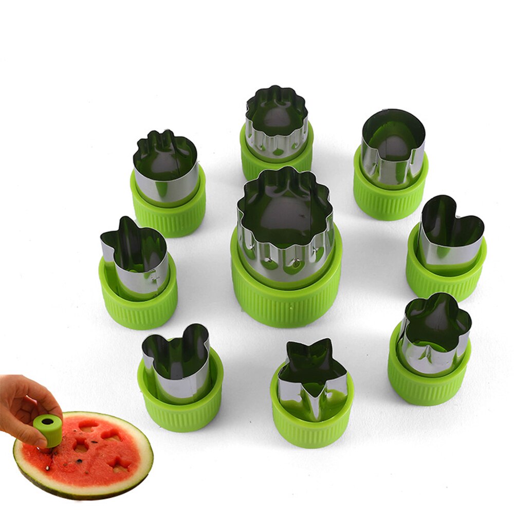 Stainless Steel Star Heart Shape Vegetables Cutter Cake Cookie Biscuit Cutting Tool Vegetable Fruit Cutter Mold For Kitchen