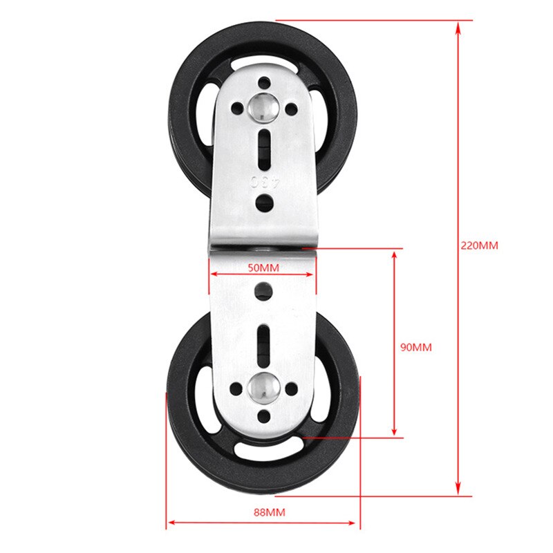 Fitness Double Gym Pulley Heavy Duty for DIY Arm Biceps Triceps Blaster Rope System Home Gym Cable Machine Accessories Equipment