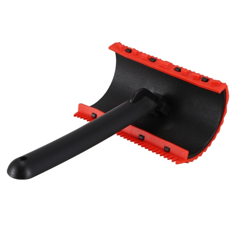 1 Set MS1814 Handheld Wood Grain Tool Art Paint Wood Grain Tool Red Wood Grain Rubber Roller Wood Grain Tool Puller Set