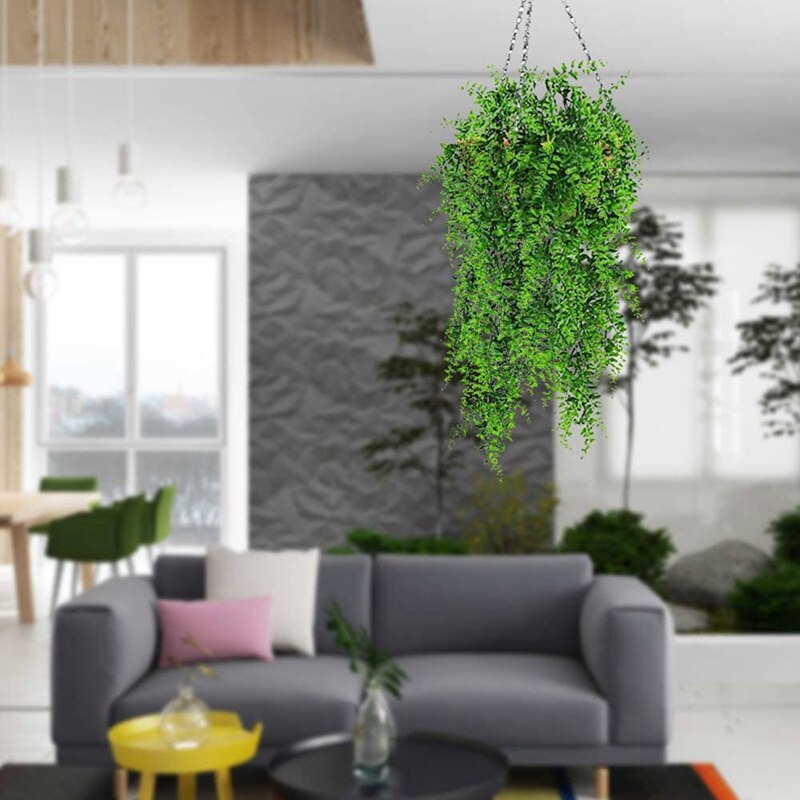 2 Stuks Kunstmatige Plant Klimop Decoratie Plastic Greenery Home Bruiloft Decoratie Krans