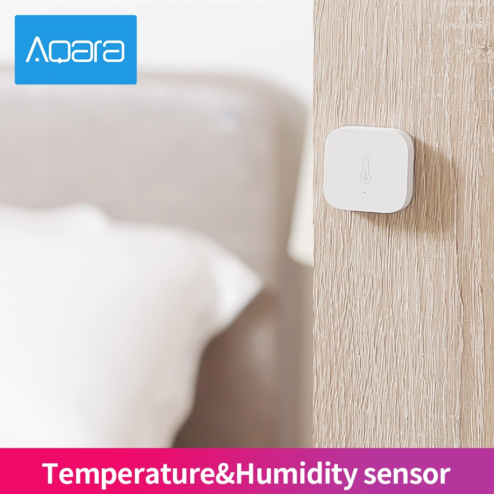 Aqara Zigbee Wireless Temperature Humidity Sensor For Smart Home Kit Thermometer Hygrometer Mijia Temperature Humidity Sensor