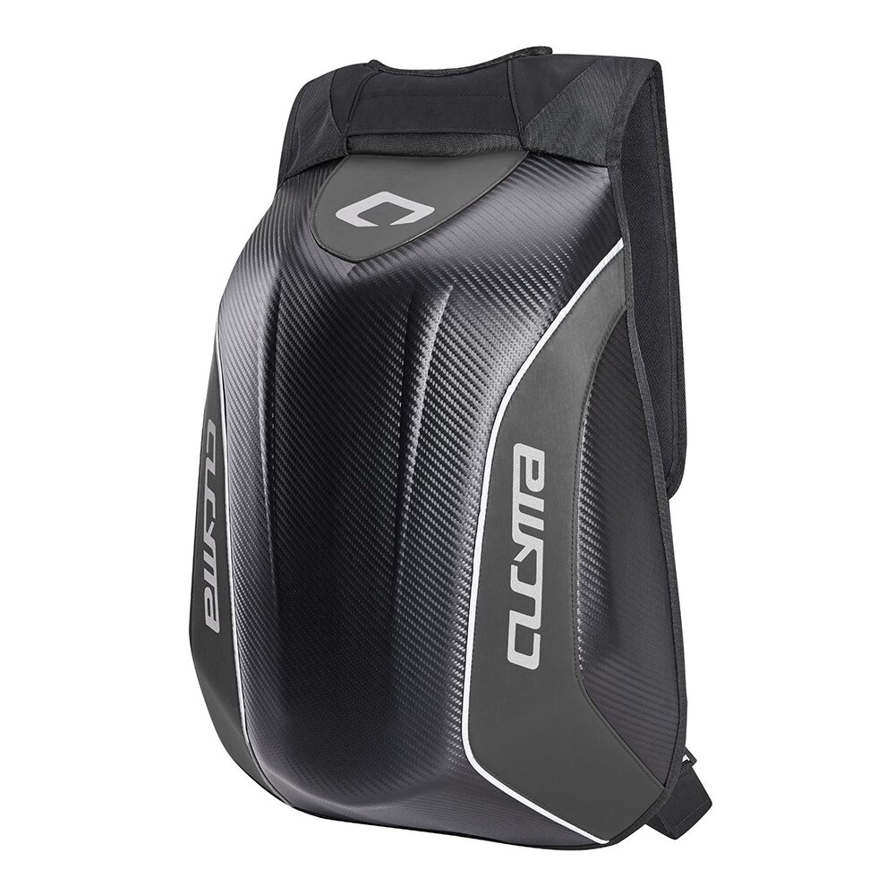 CUCYMA étanche Moto sac Moto sac à dos réservoir sac en Fiber de carbone Moto casque sacs voyage bagages #: Black