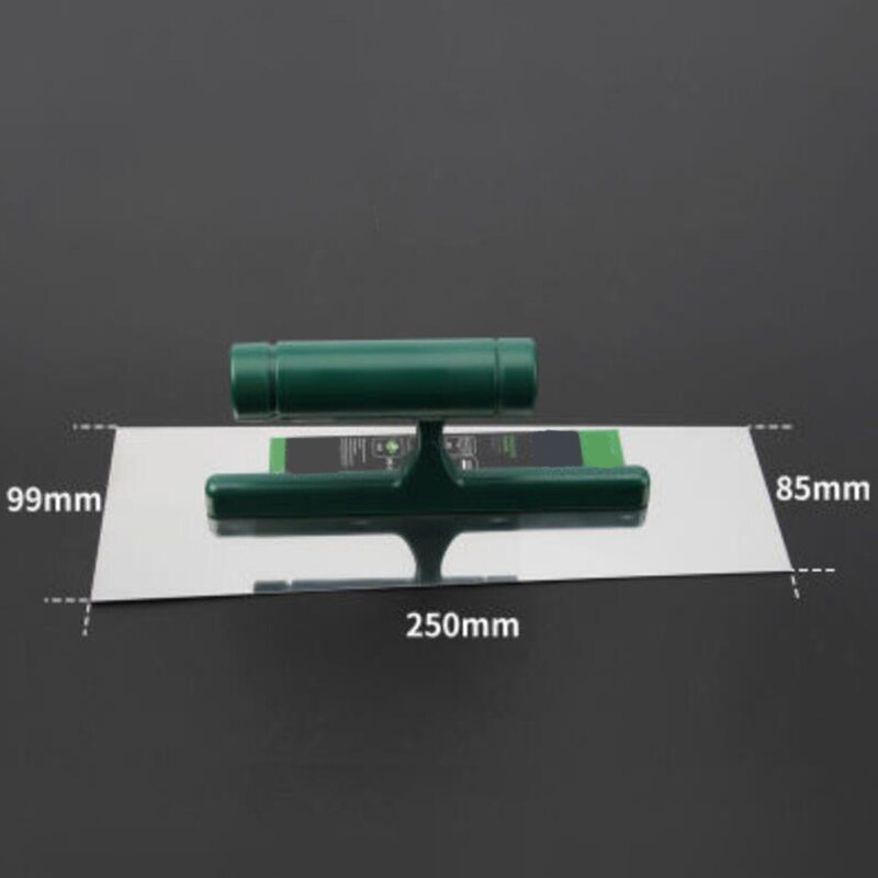 Stainless Steel Bricklaying Cement Scraper Construction Plastering Tool with Plastic Handle