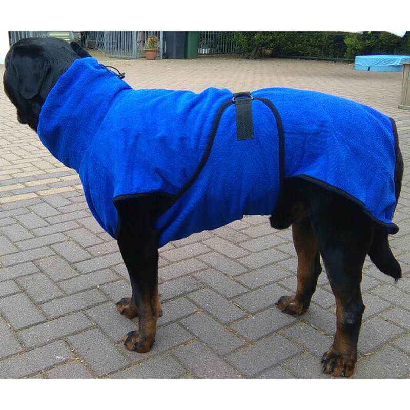 Pet håndklæder mikrofiber blød stor hund badekåbe tøj til små store hunde superabsorberende tørring badehåndklæde hygiejneartikler