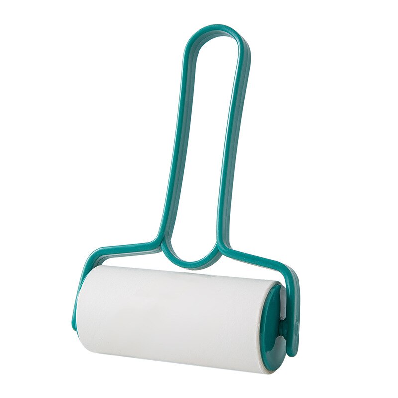 Lint Sticky Picker Cleaner Pet Hair Remover Dust Roller Cleaner Wasbare Roller Pet Hair Kleren Fluff Remover Lint Remover: blue no cap
