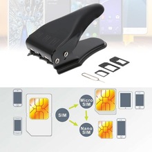 Alloet 3 in 1 Universal- SIM Mikro Nano sim Karte Cutter Komplette Mikro SIM Cutter Für Sumsung Huawei Xiaomi Handys