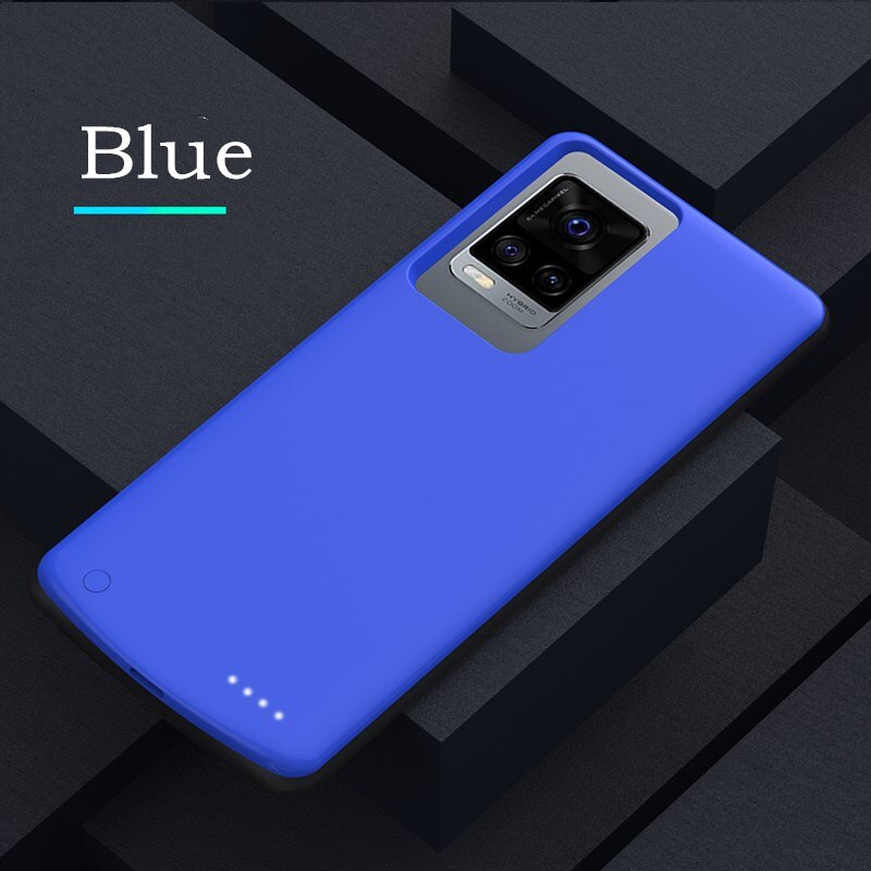 HSTNBVEO 6800mAh Cassa di Batteria di Caso di Potenza Della Batteria Esterna per VIVO Y50 Portatile Accumulatori E Caricabatterie Di Riserva per VIVO Y50 Custodie con Batteria: blu