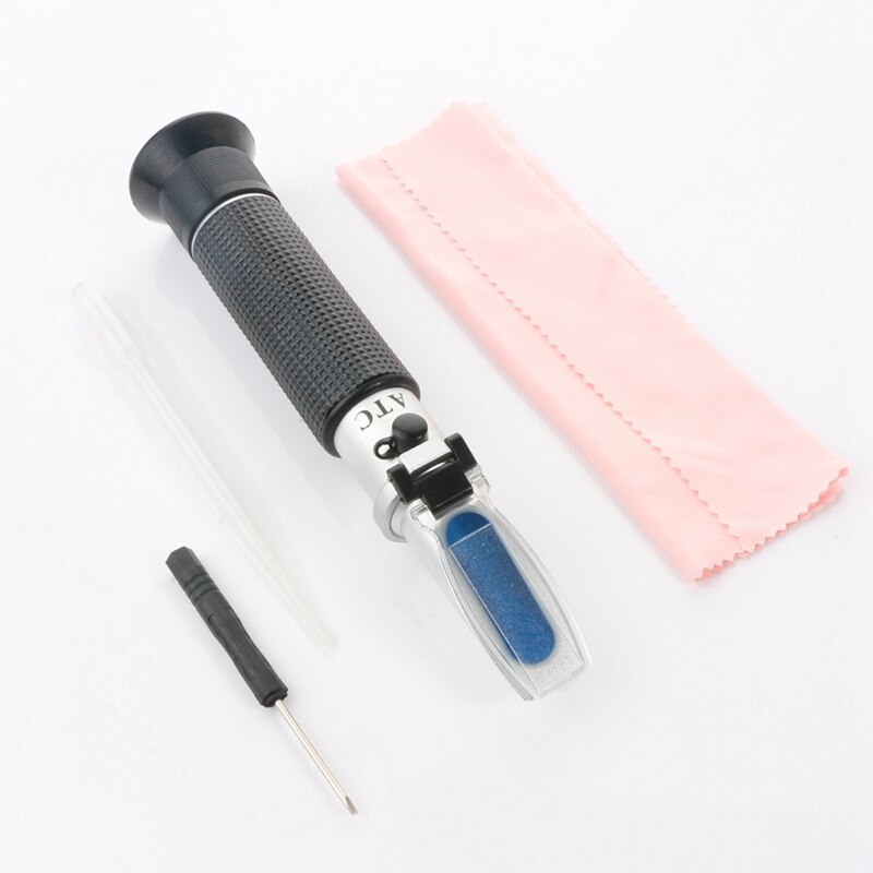 Portable Refractometer For Liquor Alcohol Content Meter 0-80% V/V ATC Durable Alcohol Concentration Refractometers Retail Box