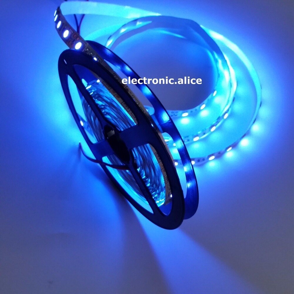 5 M 5050 SMD 300 Leds Ultraviolet UV 395-405nm Niet-waterdichte Flexibele LED Strip