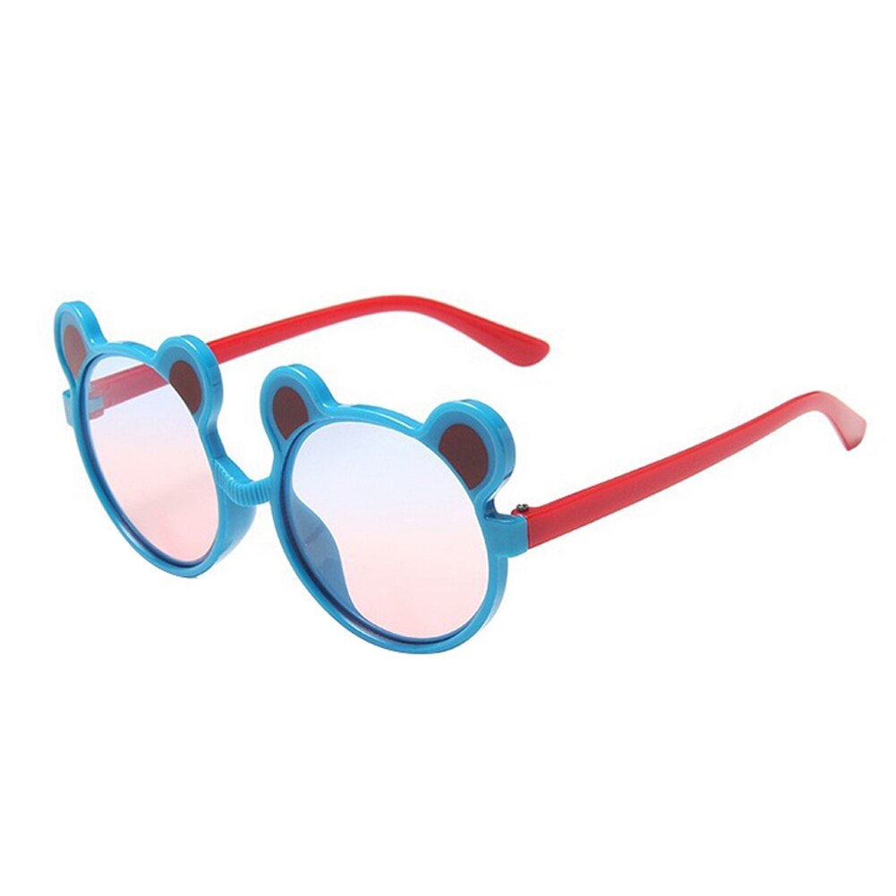 Kids Zonnebril Fshion Zomer Baby Jongens Meisjes Cartoon Leuke Beer-Vormige Anti-Uv Zonnebril Voor Fotografie Outdoor Strand: A