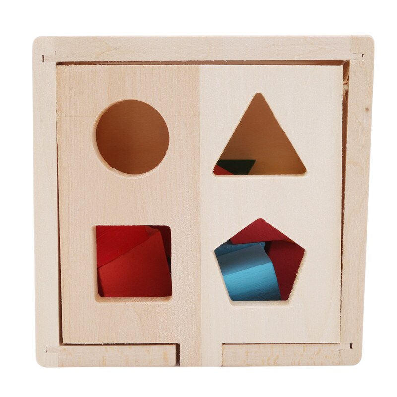 13 Hole Intelligence Box Geometry Digital House Children Building Block Shape Matching Puzzle Toy Birthday