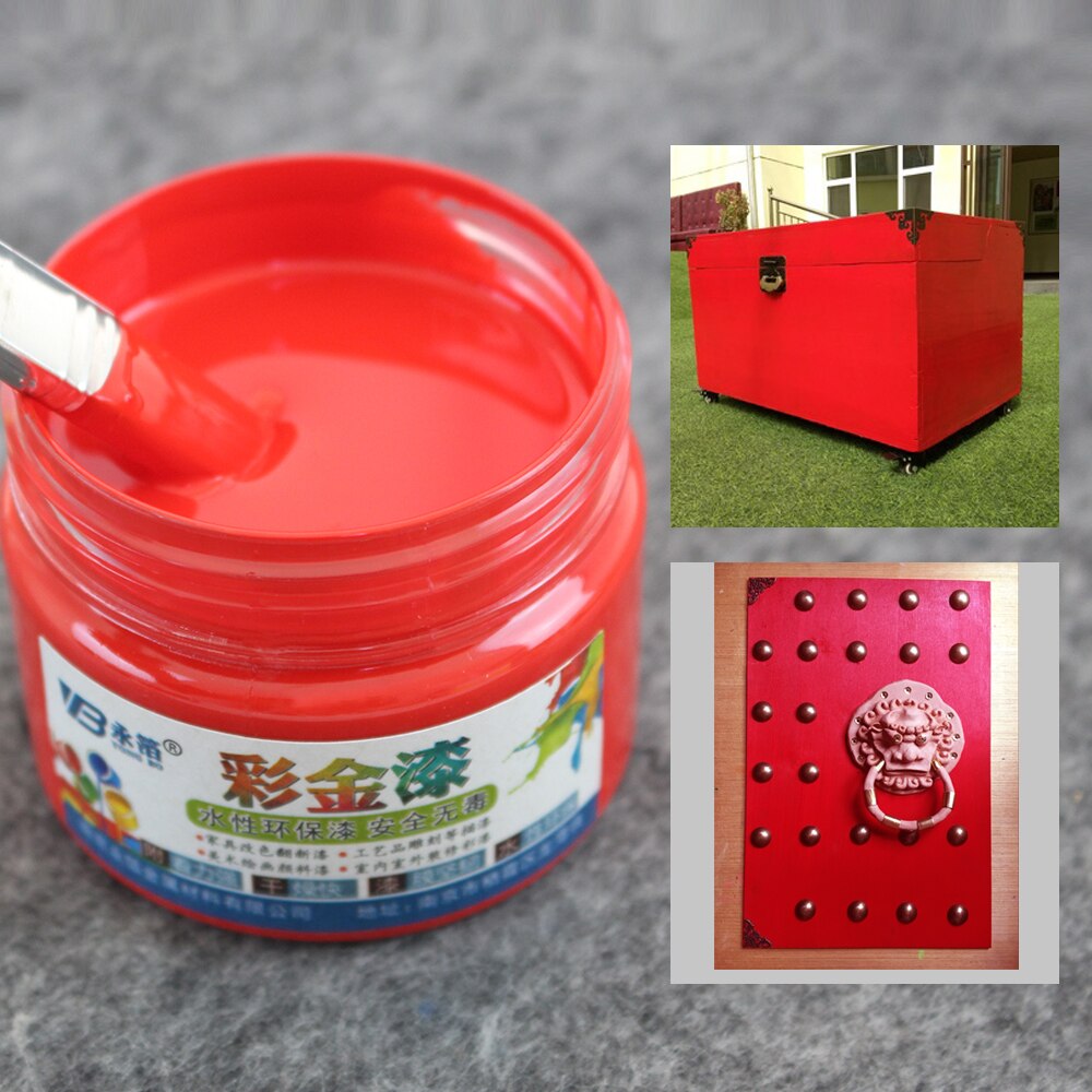 100g Red Paint, Water-based Paint, Furniture,Iron Doors,Wooden Doors,Handicrafts,Wall,Painting