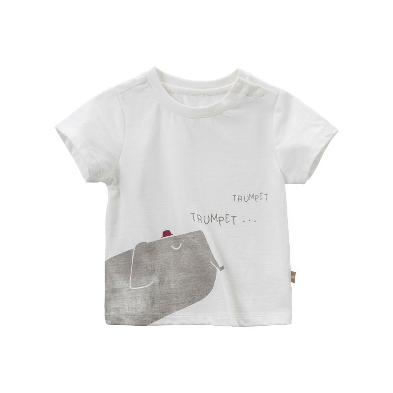 Dbm 10603 dave bella zomer baby jongenskleding kinderen print t-shirt baby peuter trui kinder t-shirts
