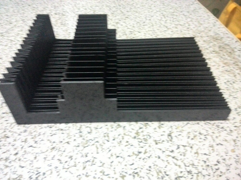 Custom made accordion bellows cover according client's