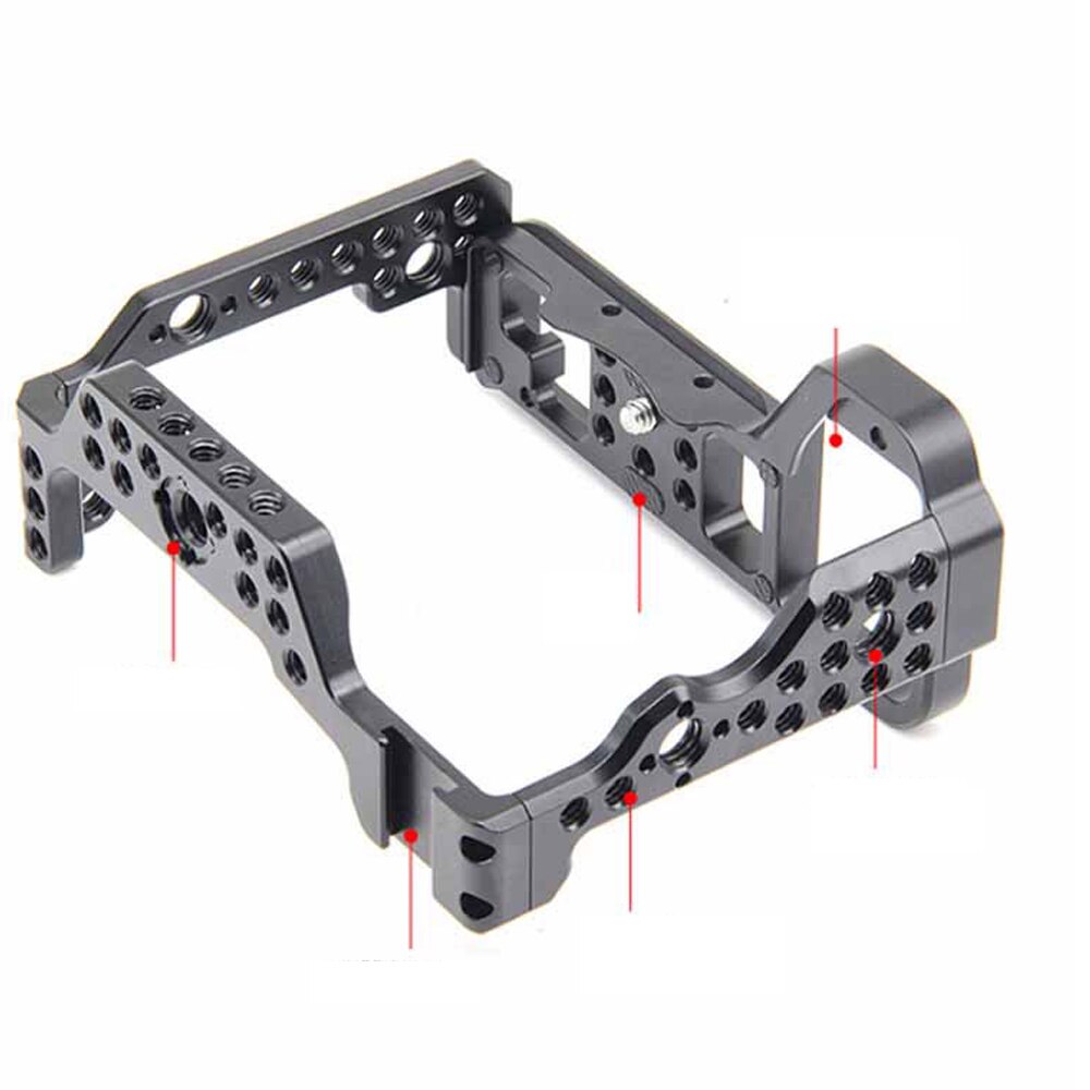A7S3 Dslr Camera Cage Rig A7SIII Beschermhoes Uitbreiding Beugel Arri Koude Schoen Nauwsluitend Voor Sony Alpha 7S Iii Stabilisator