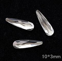16 Stijl S/L-Steentjes, Speciale Vormige Non Fix Steentjes, 20Pcs Plaksteen, crystal Clear Nail Art Rhinestones: color5