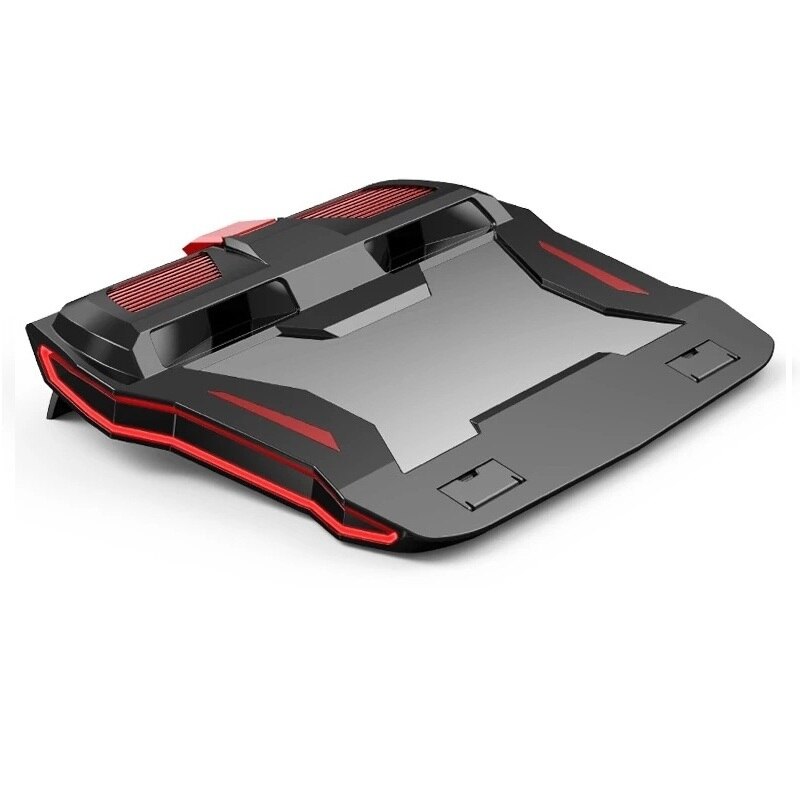 Adjustable Notebook stand Cooling Base RGB Gaming Laptop Cooler 3000 RPM Powerful Air Flow Cooling Pad Compatible With Notebook