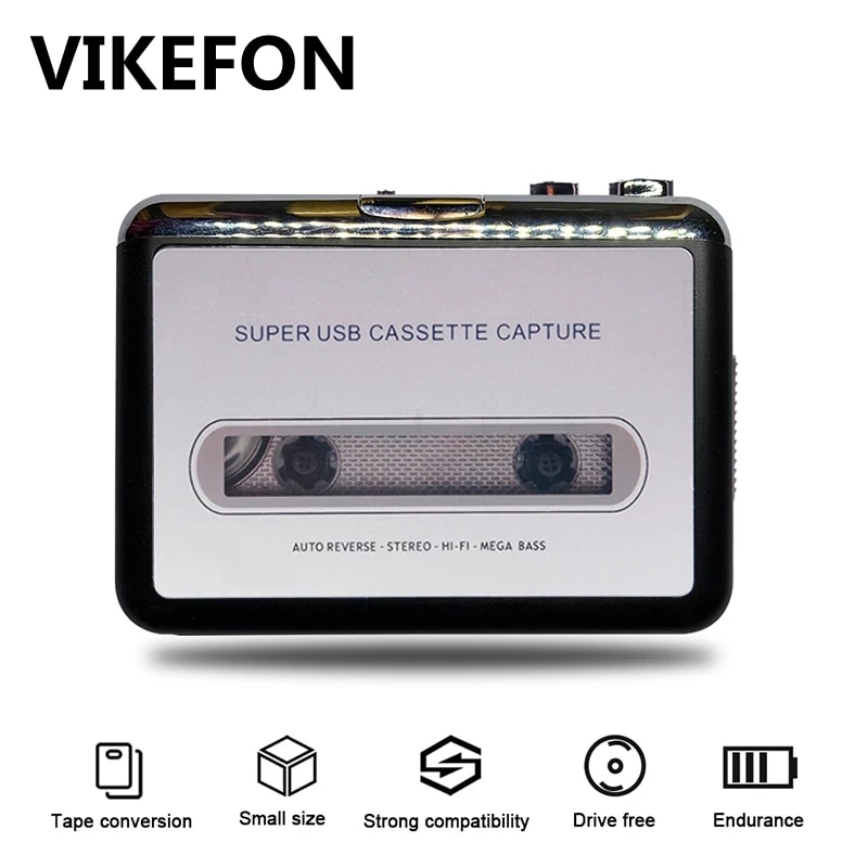 Cassette Speler Usb Cassette Capture Radio Tape Naar MP3 Converter Usb Capture Audio Music Player Tape Cassette Recorder