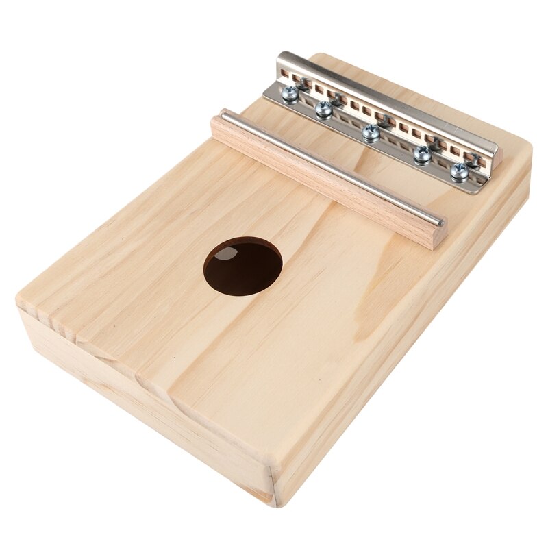 Simple Assembly 17 Key Kalimba Handwork DIY Kit Wood Finger Thumb Piano for Children Kids Musical Instrument: Default Title