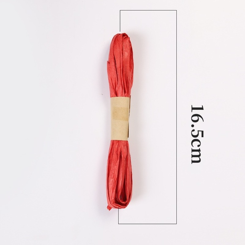 12pcs 10m Paper String Ribbon Natural Paper String Craft Cord Rope Raffia Paper Rope Durable for Arts Crafts DIY Wrapping