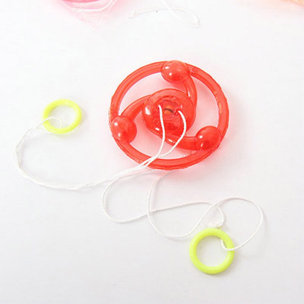 Fidget Spinner Luminous Flashing Pull String Hand Spinner Anti Stress Toys Novelty Flash Gyro For Children's Toys