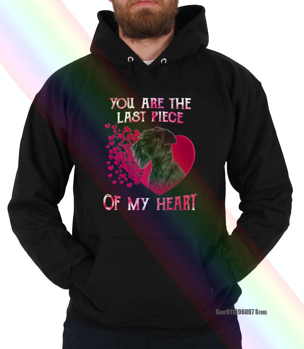 Standaard Schnauzer U Zijn De Laatste Stuk Van Mijn Hart Valentinehoodie Sweatshirts: S