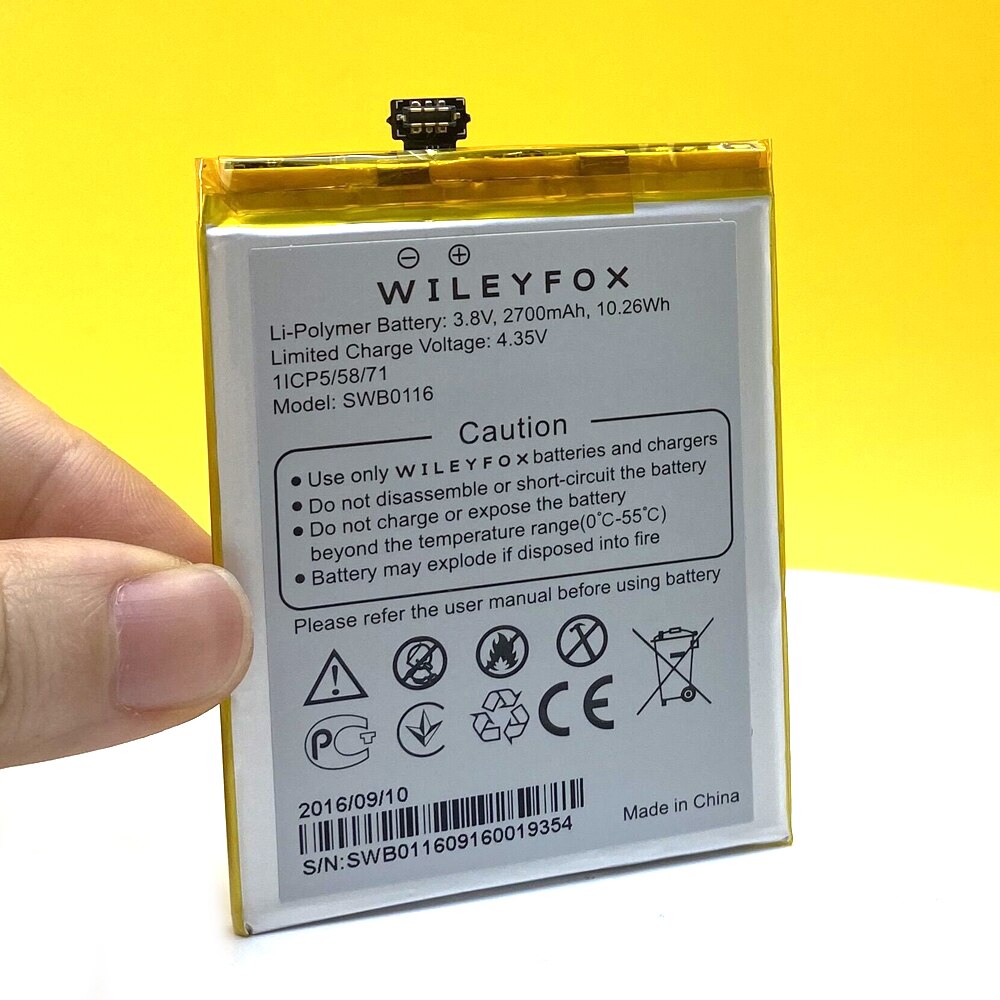 Original 2700mAh Battery For Wileyfox Swift 2 / 2 Plus SWB0116 Phone In Stock Battery