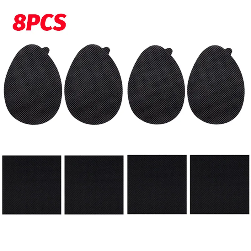 2/20Pcs Wear-Resistant Non-Slip Shoes Mat Self-Adhesive Forefoot High Heels Sticker High Heel Sole Protector Rubber Pads Cushion: Dark Grey