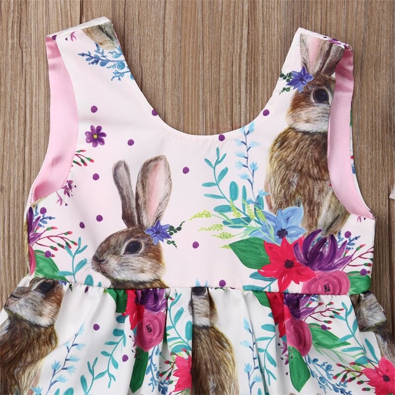 Neugeborene Jungen Mädchen Ostern Outfit einstellen Kaninchen Druck ärmellos Spielanzug Kaninchen Ohr Hütte Kostüm