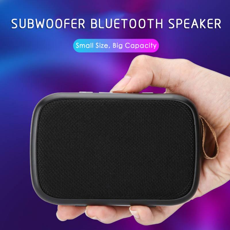 Rechargeable Outdoor Bluetooth Speaker Stereo Sound Office Tablet Mini Portable Speaker FM Wireless Surround Smartphone Home