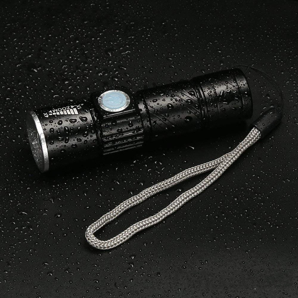 Mini Lampe torche De Poche Étanche Tactique Led Flash Rechargeable