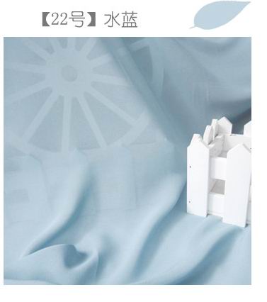 Chiffon georgette cloth fabric, transparent Wedding Lining Chiffon Yarn Clothes DIY Chiffon Fabric: 22 Sky Blue