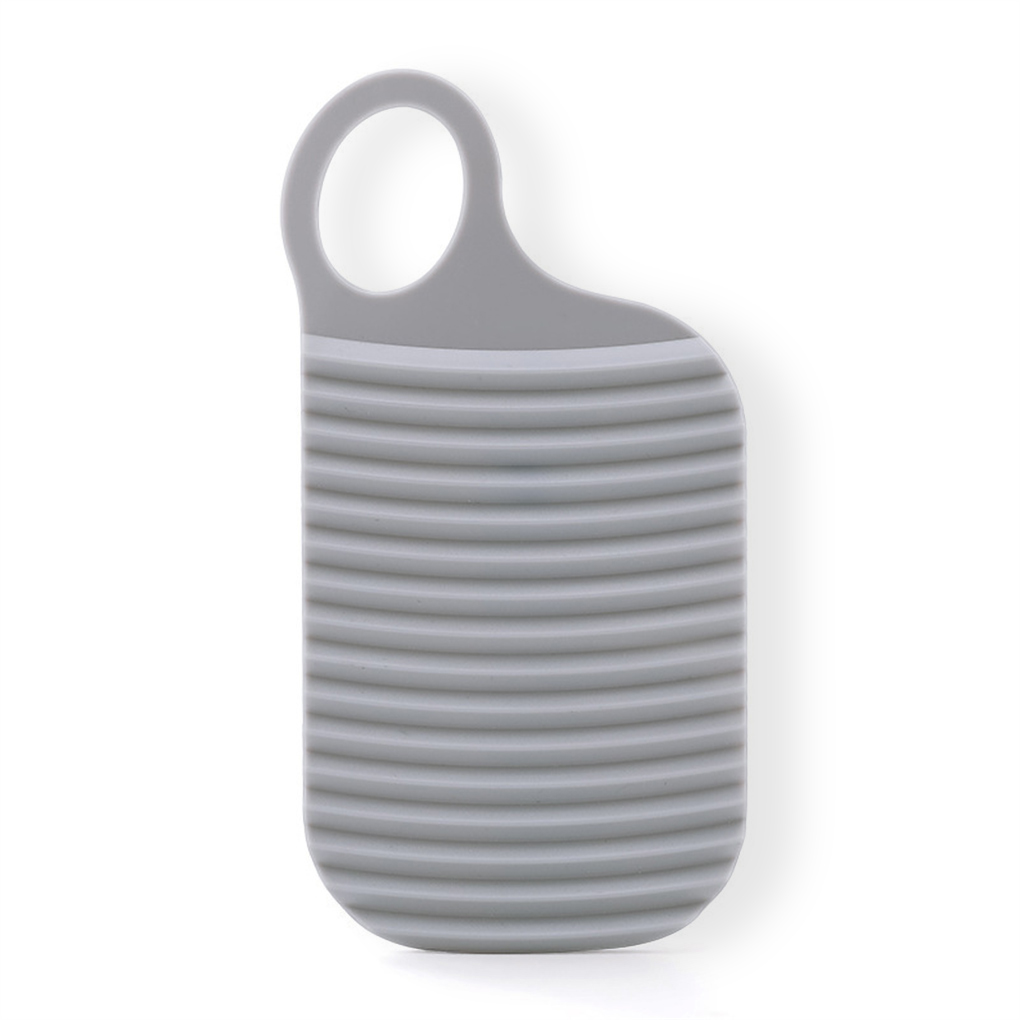 Nuovo mini lavatoio appeso portatile PE lavaggio bambini vestiti calzini lavanderia forniture per la pulizia della casa scuola: grigio