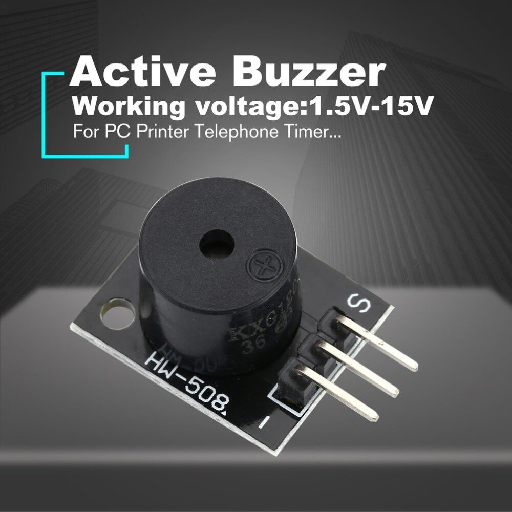 KY-012 Active Buzzer Module for Arduino AVR PIC Active Speaker Buzzer Alarm Mode Accessories For PC Printer Telephone Timer