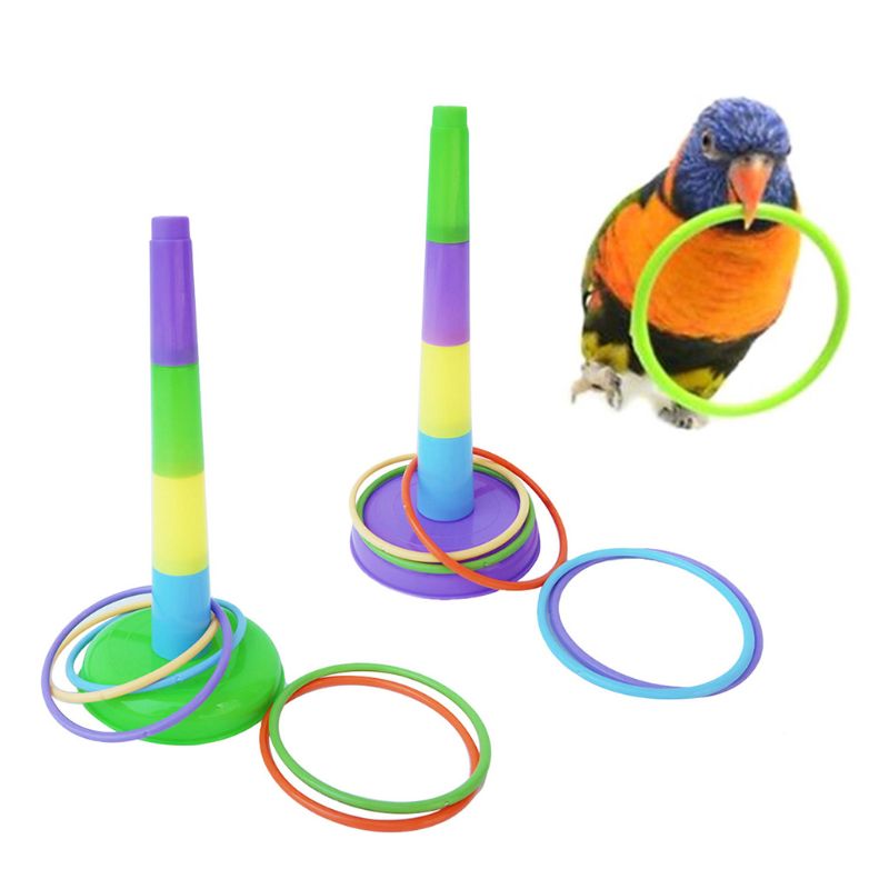 Loro pájaros juguete interactivo educativo punta al azar loros juguetes rompecabezas de entrenamiento